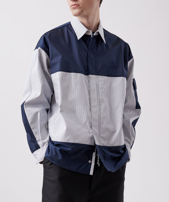 Comme Des Garcons Homme - Water resistant Patchwork Overshirt