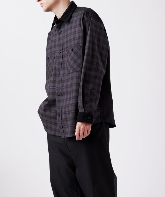 Comme Des Garcons Homme - Plaid Corduroy Collar Shirt