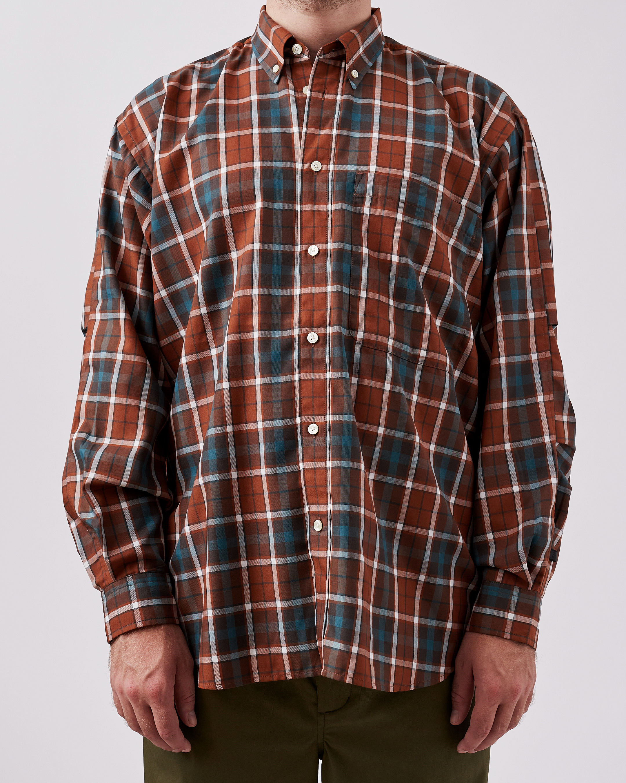 Norse Store | Shipping Worldwide - Daiwa Tech Button Down Tartan