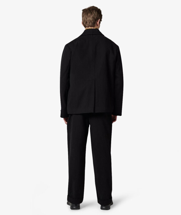 Margaret Howell - Offset Placket Moleskin Coat