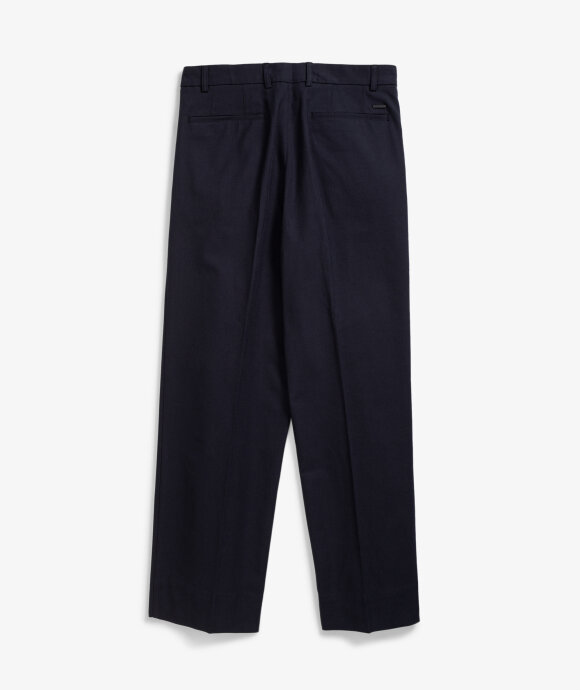 Norse Projects - Benn Relaxed Cotton Wool Twill Pleated Trouser