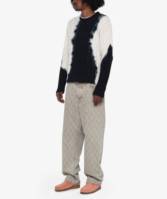 Stüssy - Tie Dye Fisherman Sweater