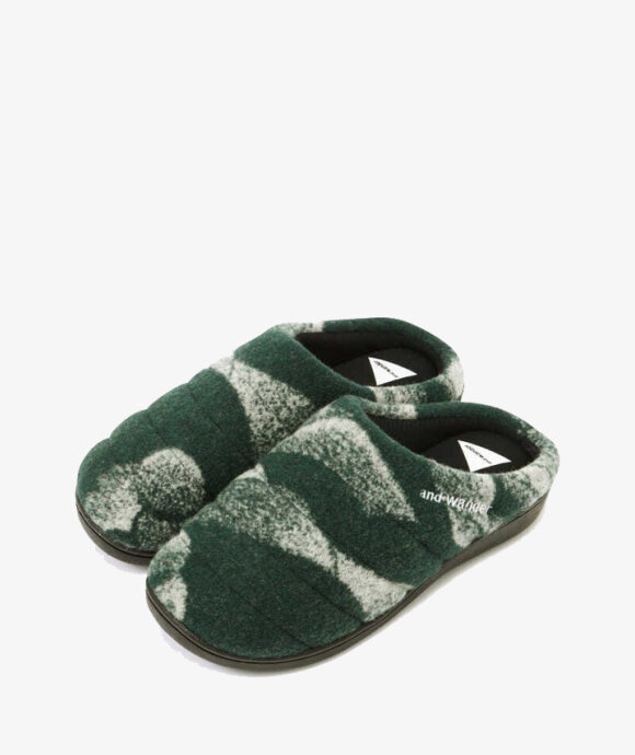 And Wander - SUBU Mountain Came Wool Permanent Sandal