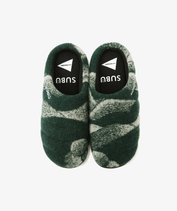 And Wander - SUBU Mountain Came Wool Permanent Sandal