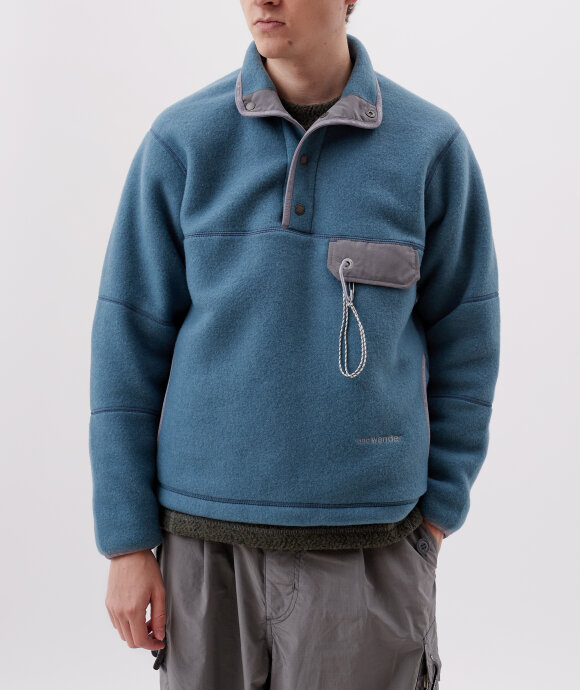 And Wander - Wool Fleece Pullover