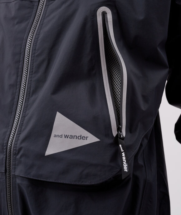 And Wander - Loose Fitting Rain Jacket