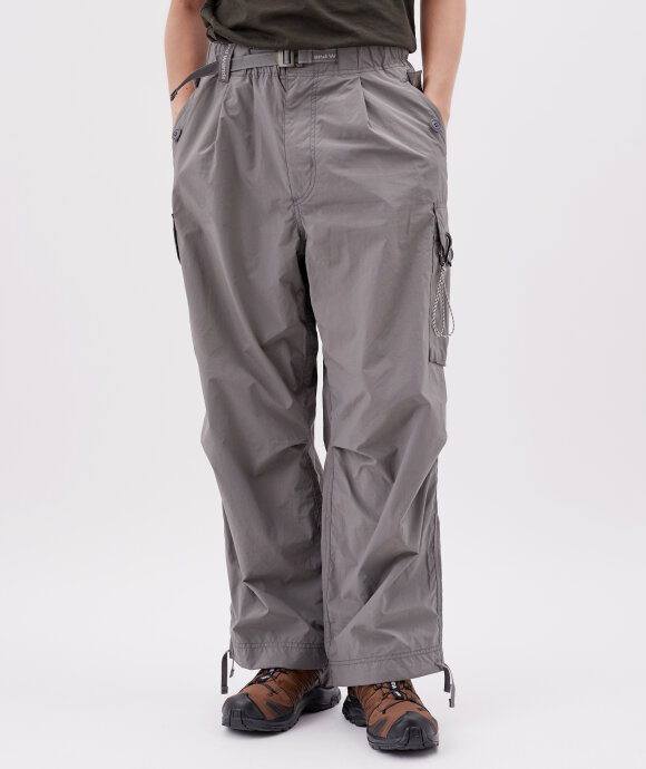 Norse Store | Shipping Worldwide - And Wander Oversized Cargo Pants - Gray