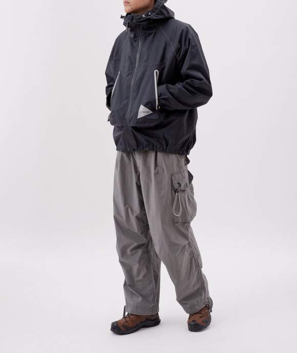 Norse Store | Shipping Worldwide - And Wander Oversized Cargo Pants - Gray