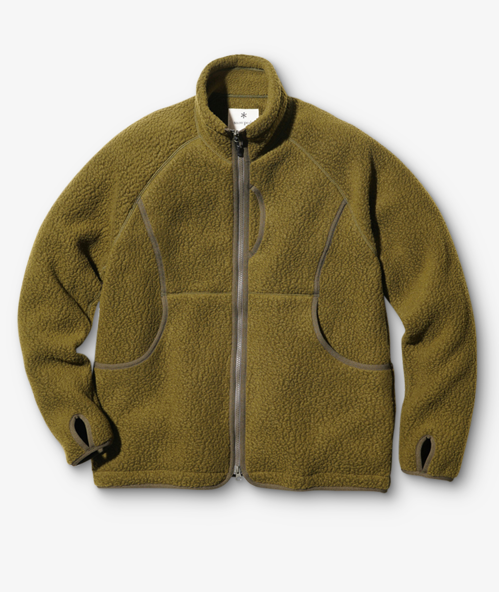 Norse Store  Shipping Worldwide - Snow Peak Thermal Boa Fleece Jacket -  Olive