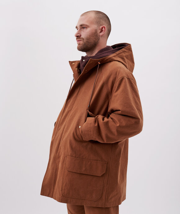 Auralee - Washed Heavy Canvas Liner Coat