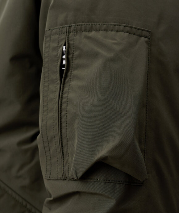 Nanamica Green Waterproof Down Coat