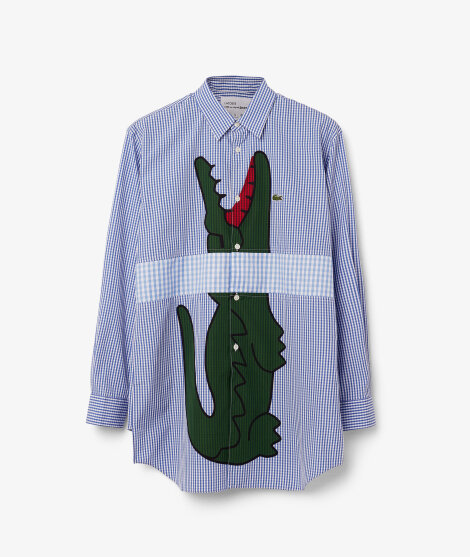 COMME des GARÇONS SHIRT - Men's Checkered LACOSTE Shirt