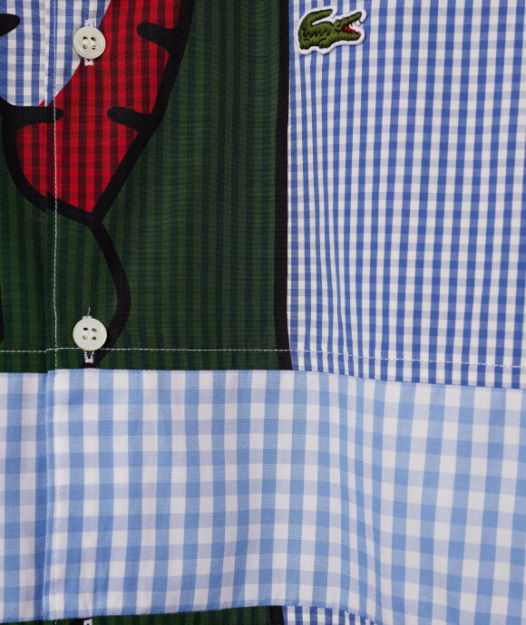 COMME des GARÇONS SHIRT - Men's Checkered LACOSTE Shirt