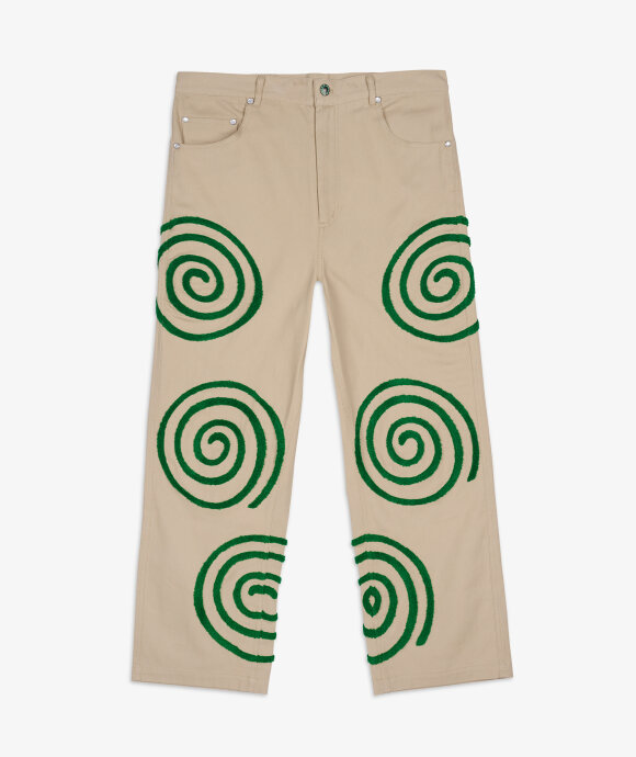 Brain Dead - BD Swirls Twill Pant