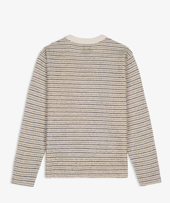 Brain Dead - BD Gauze Long Sleeve Mock Neck Shirt