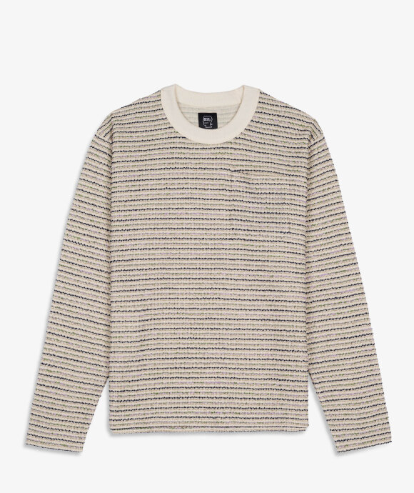 Brain Dead - BD Gauze Long Sleeve Mock Neck Shirt