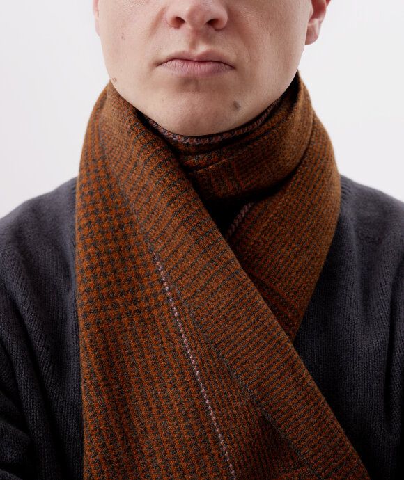 Margaret Howell - Oversized Glencheck Scarf