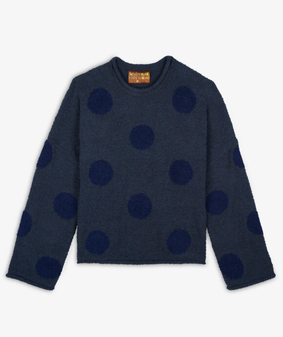 Brain Dead - BD Teddy Fur Dot Knit Sweater