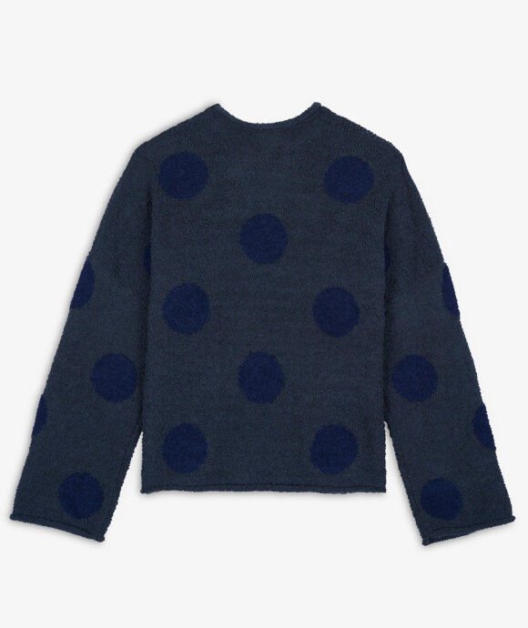 Brain Dead - BD Teddy Fur Dot Knit Sweater