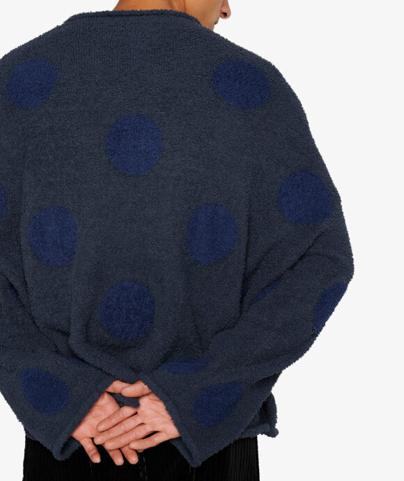 Brain Dead - BD Teddy Fur Dot Knit Sweater