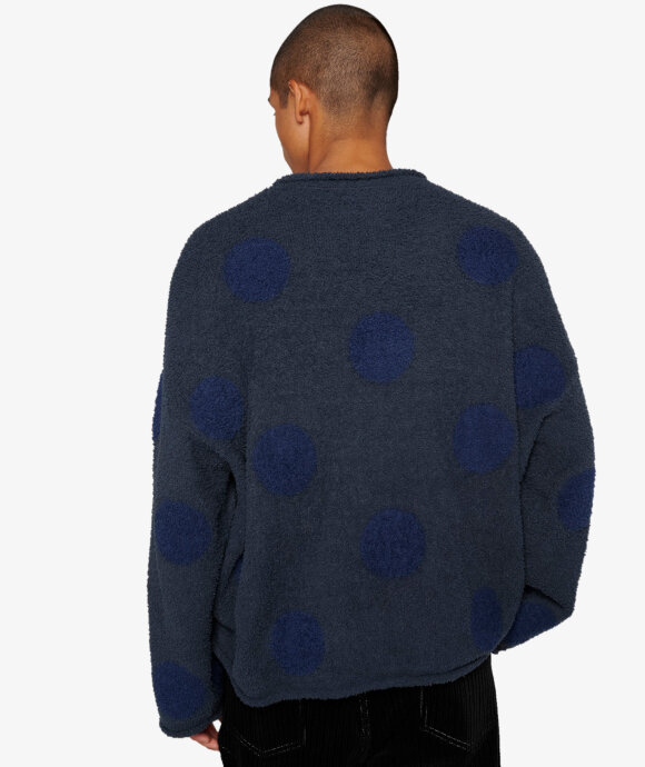 Brain Dead - BD Teddy Fur Dot Knit Sweater