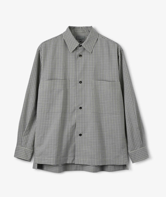 Margaret Howell - TWO POCKET SHIRT 2 COLOUR GINGHAM