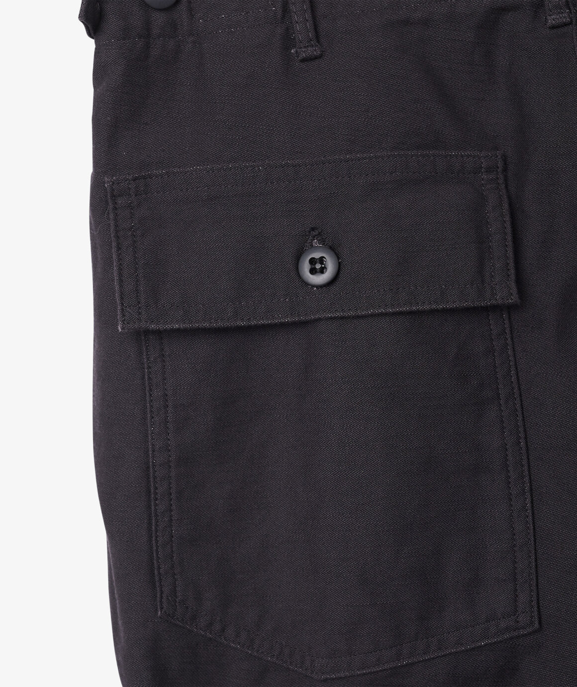 Norse Store | Shipping Worldwide - orSlow SLIM FIT FATIGUE PANTS - Black