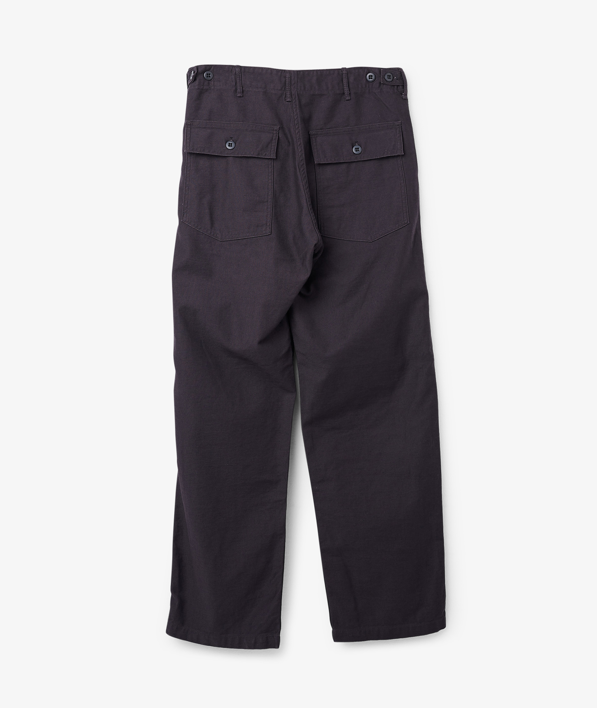 直売特注 orSlow 別注SLIM FIT BLACK FATIGUE PANTS | artfive.co.jp