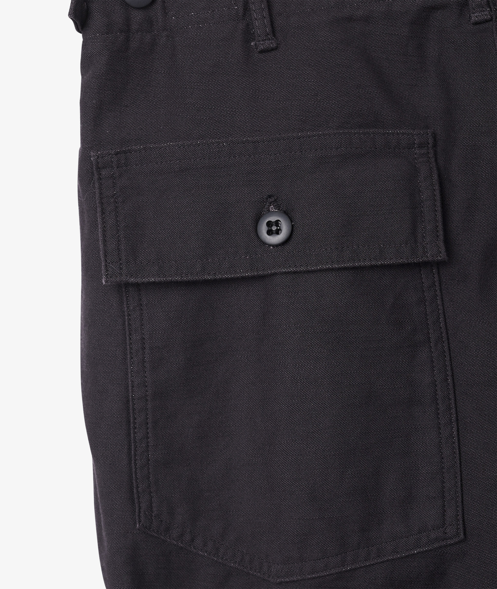 Norse Store | Shipping Worldwide - orSlow REGULAR FIT FATIGUE PANTS - Black