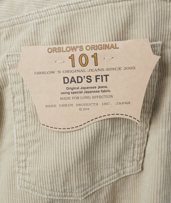 orSlow - 101 DAD'S FIT CORDUROY PANTS