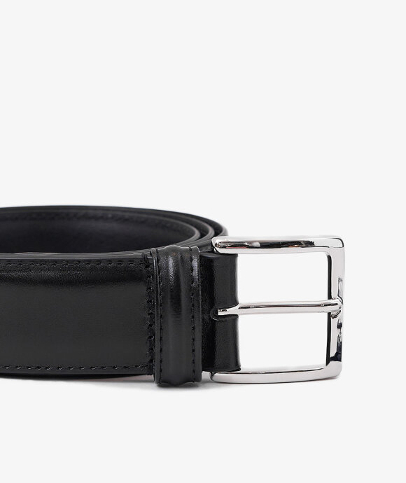 Anderson's - Classic Leather Belt - SQUARE BUCKLE