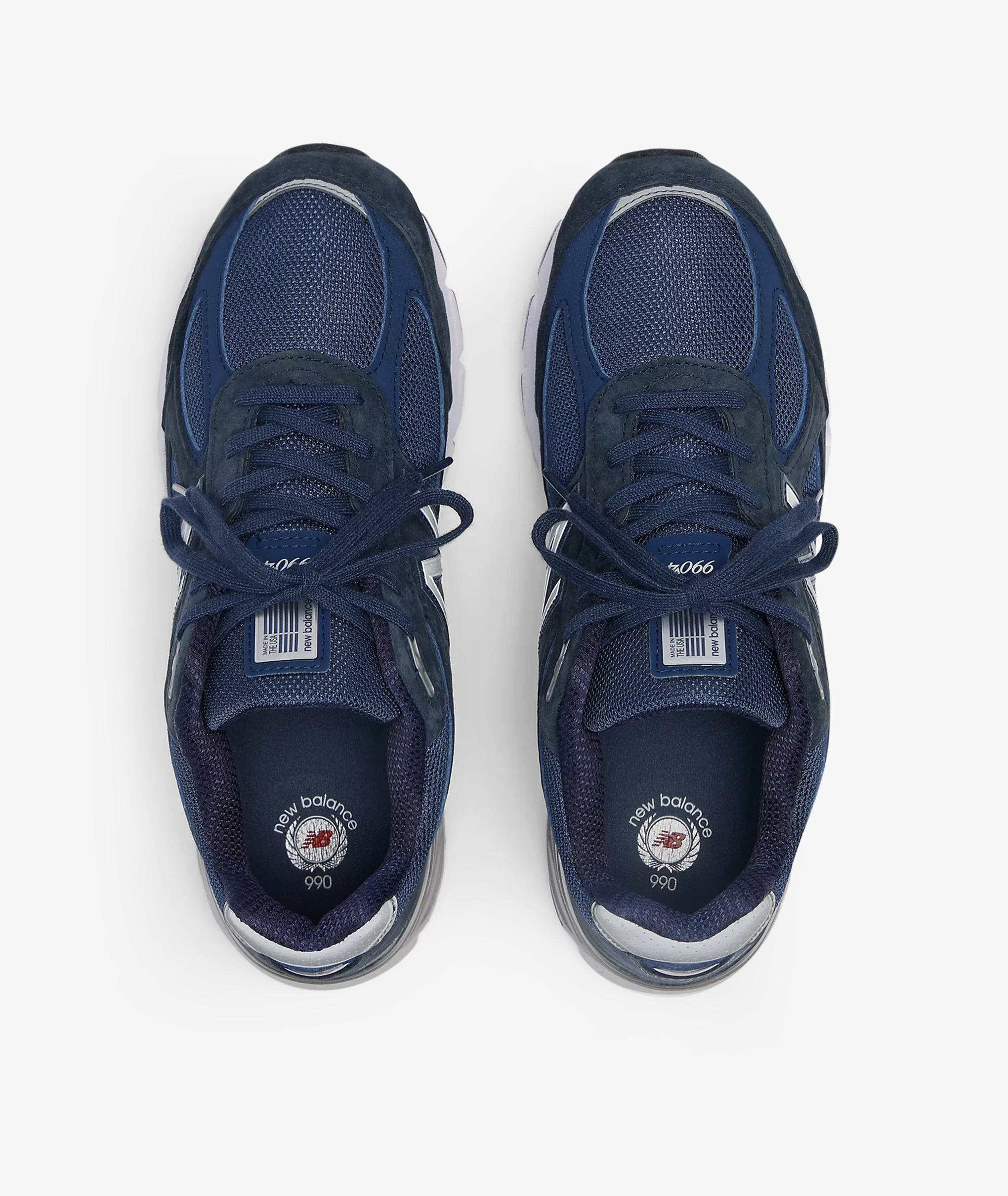 Norse Store Shipping Worldwide New Balance U990NV4 NAVY SILVER