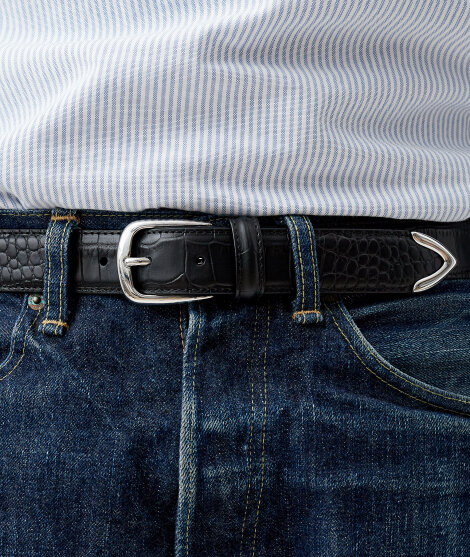 Anderson's - Textured Leather Belt