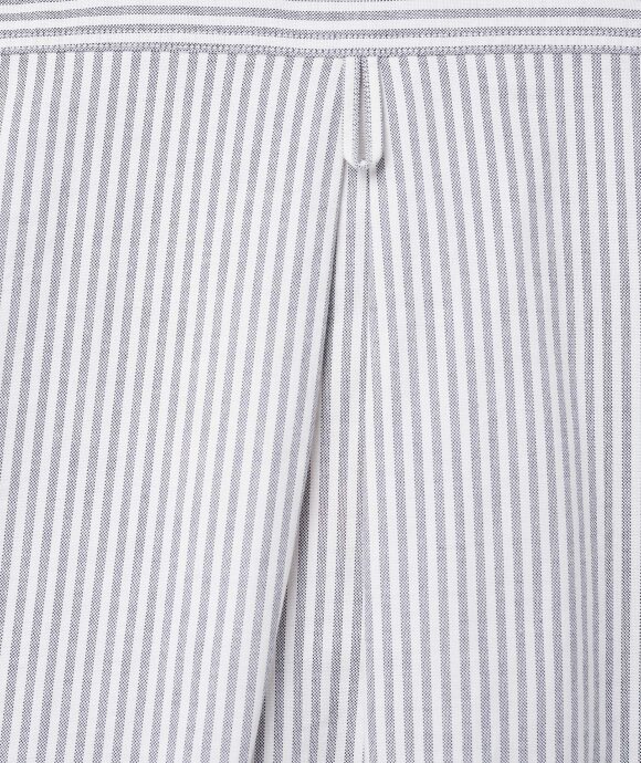 Danton - Round Collar Oxford Plaid Shirt