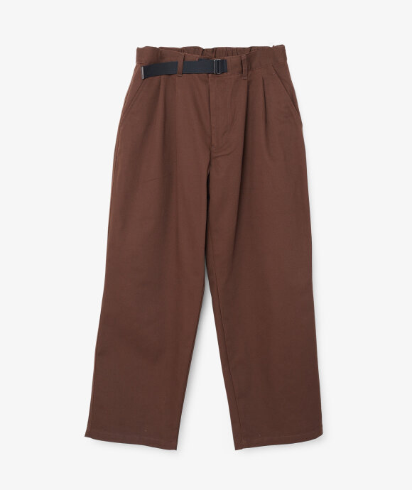 Danton - Tuck Belted Pants