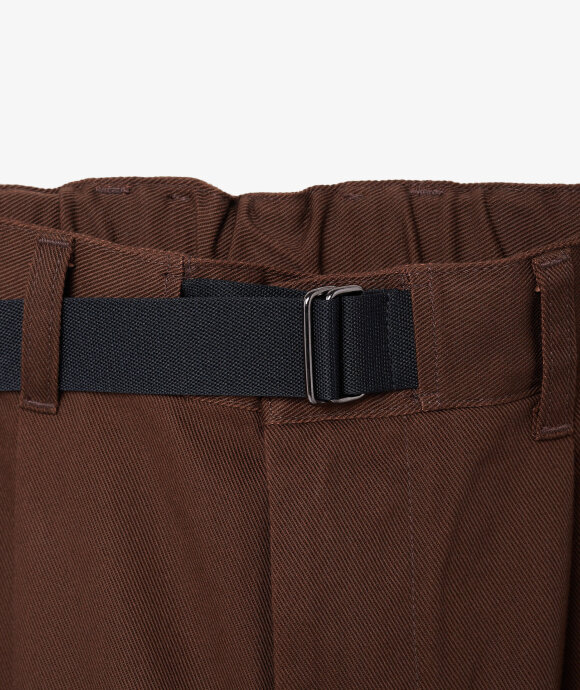 Danton - Tuck Belted Pants