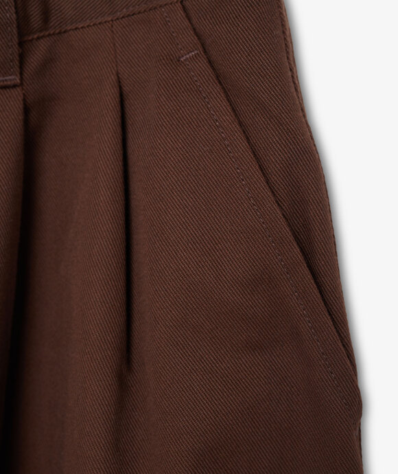 Danton - Tuck Belted Pants