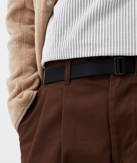 Danton - Tuck Belted Pants