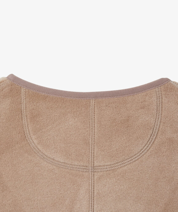 Danton - Collarless Fleece Jacket