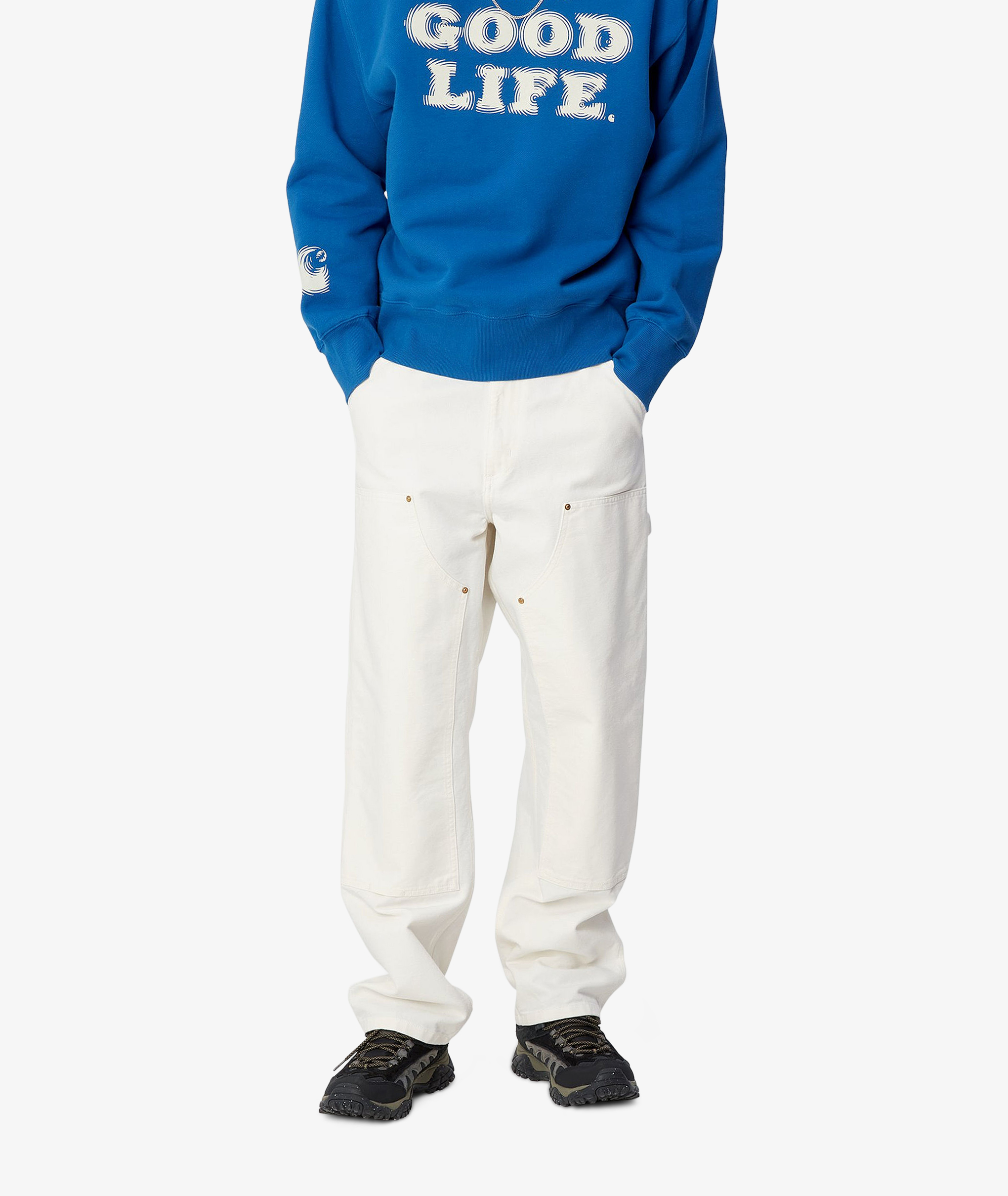 Carhartt WIP Double Knee Pant | Wax (rinsed) – Page Double