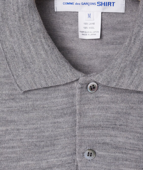 COMME des GARÇONS SHIRT - Men's Knitted Polo Sweater