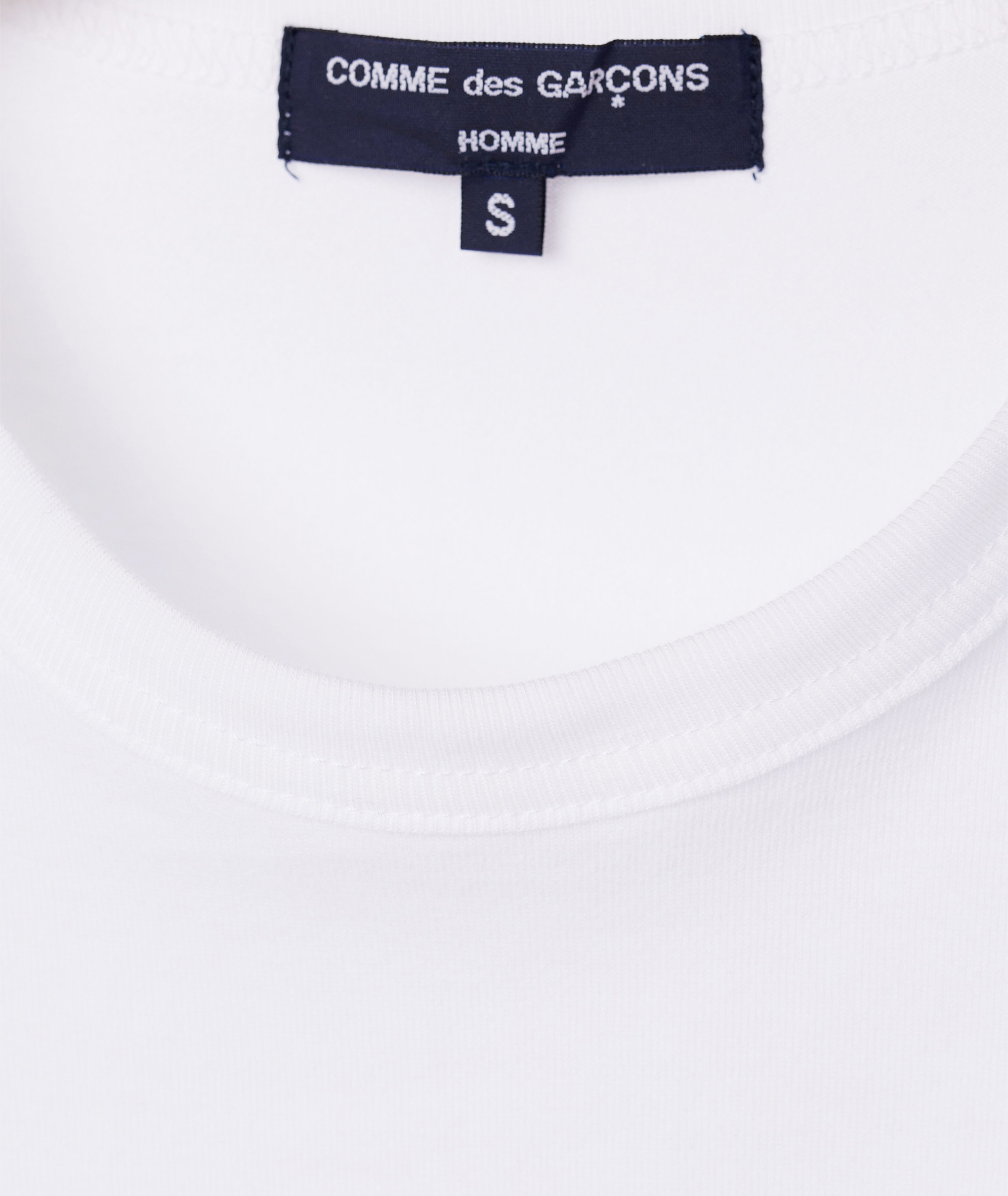 Norse Store Shipping Worldwide Comme Des Garcons Homme SS Logo Tee White