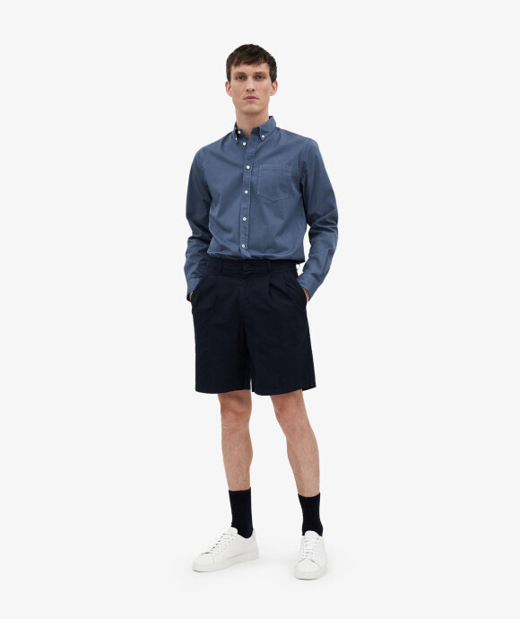 Norse Projects - Benn Relaxed Typewriter Pleated Short