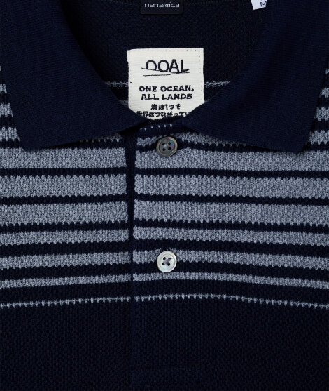 nanamica - Stripe Polo Sweater