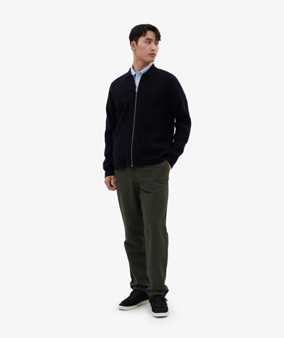 Norse Projects - Bjarne Merino Cotton Milano Full Zip Jacket