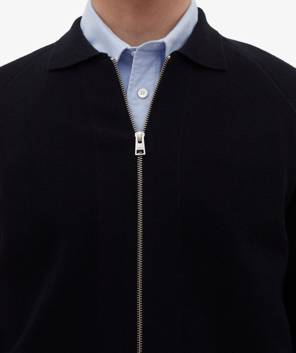 Norse Projects - Bjarne Merino Cotton Milano Full Zip Jacket