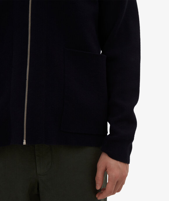 Norse Projects - Bjarne Merino Cotton Milano Full Zip Jacket