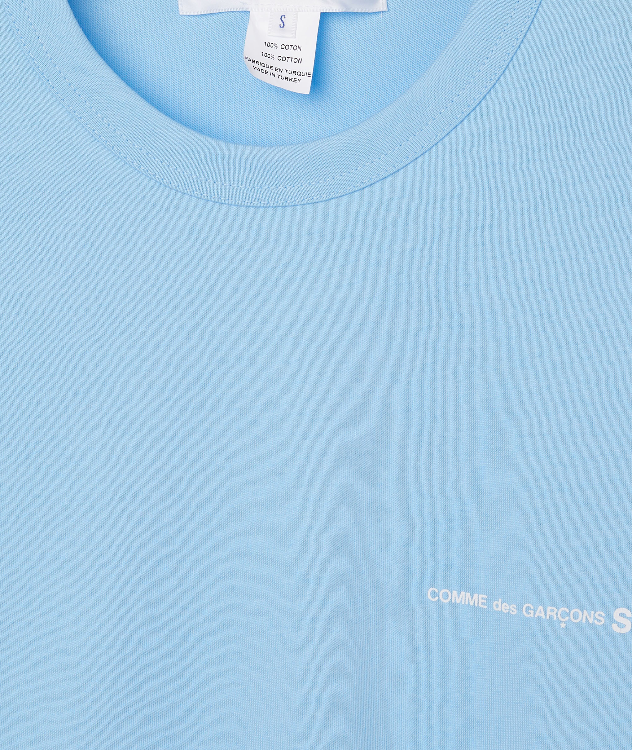 Norse Store Shipping Worldwide COMME des GARCONS SHIRT SS Logo Tee BLUE