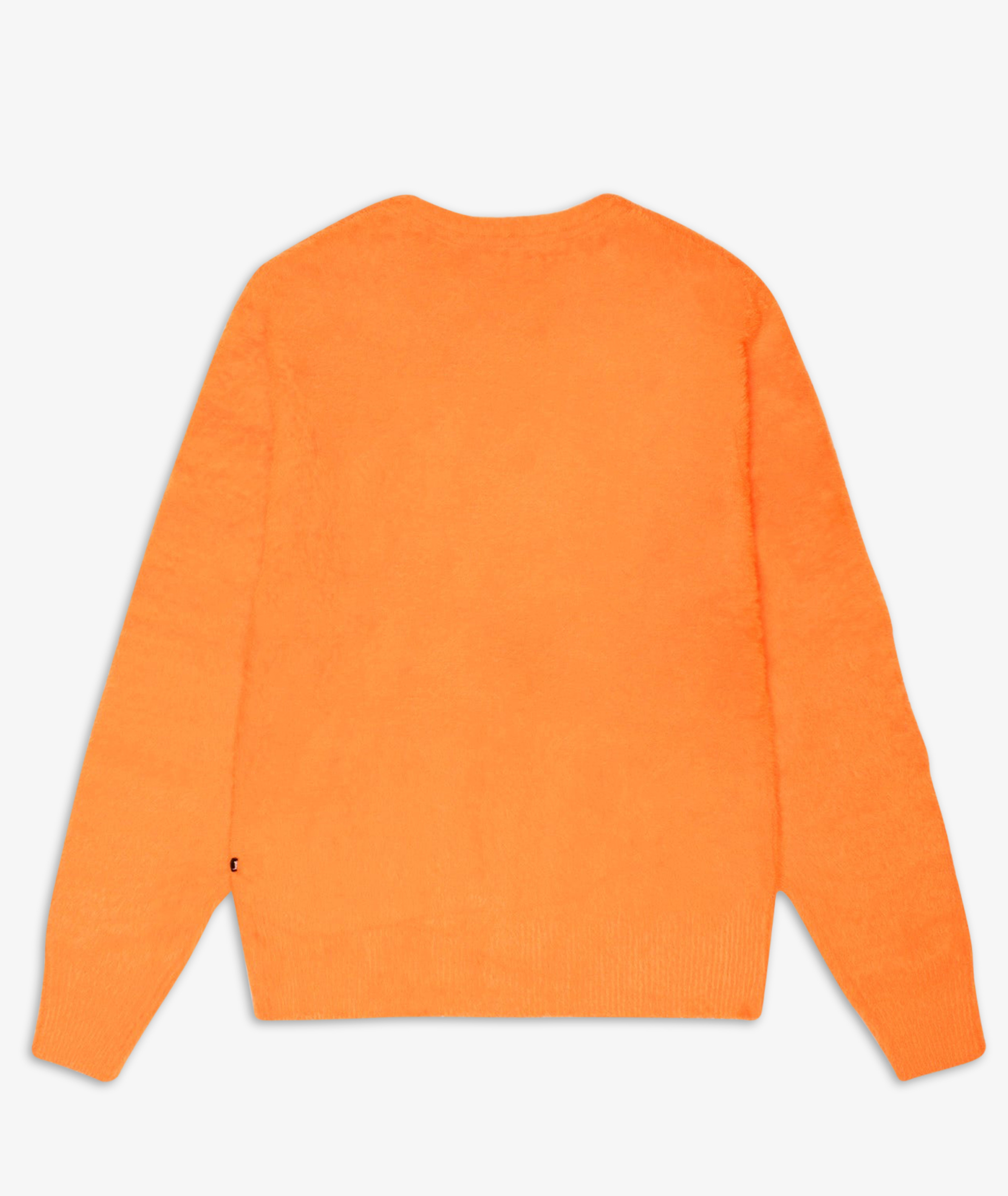 Orange shaggy cardigan hotsell