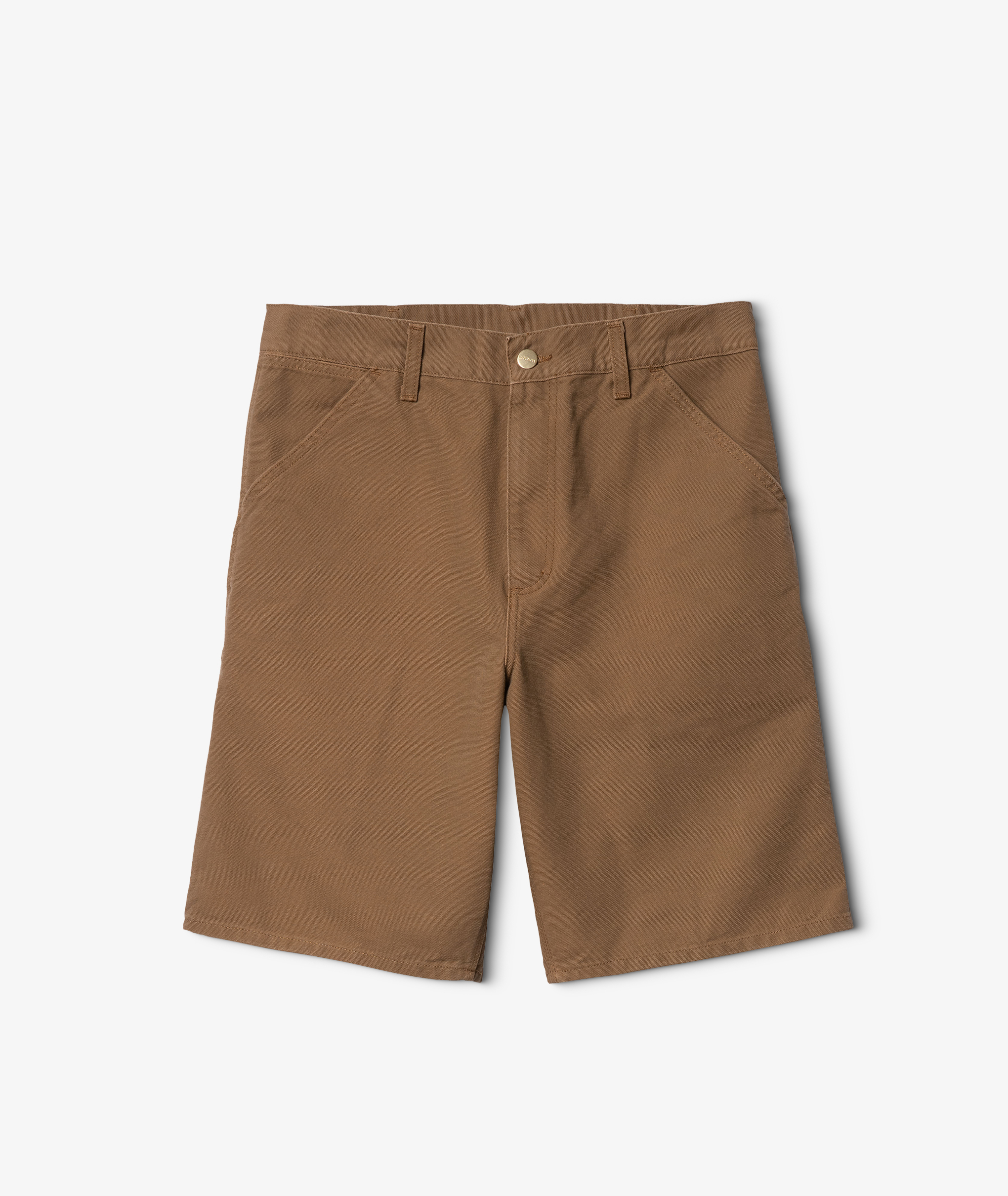 Norse Store  Shipping Worldwide - Carhartt WIP Single Knee Short - Hamilton  Brown Rinsed